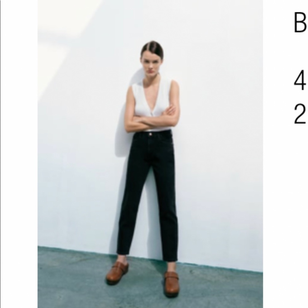 Zara mom jeans